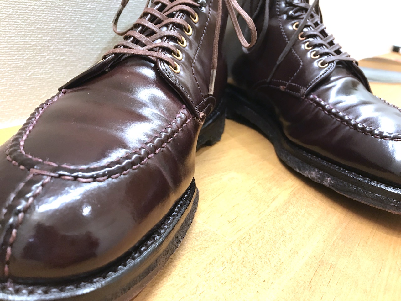 Alden N4901H☆サイズ10D☆カーフ☆タンカーブーツ☆ネイビー+stbp.com.br