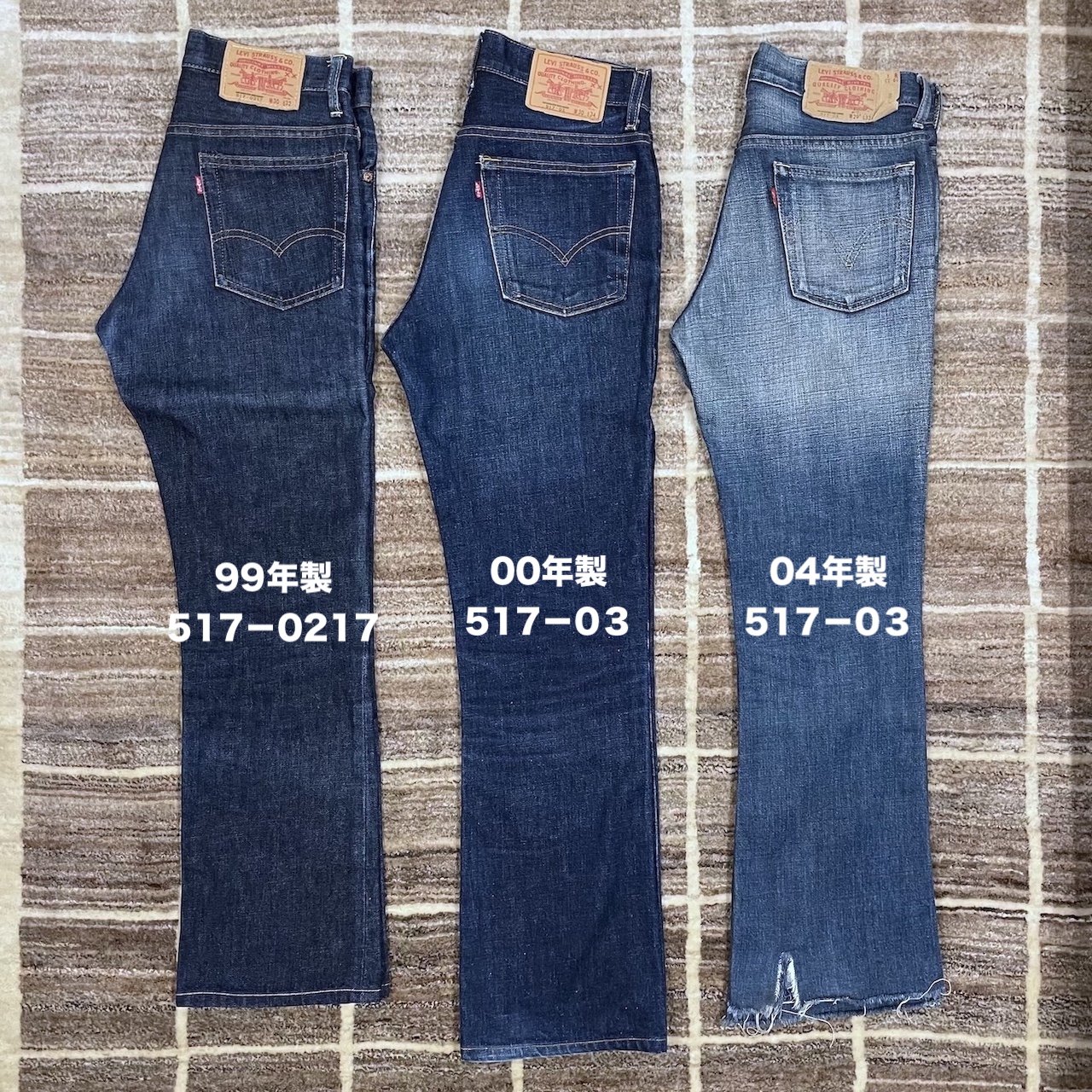 Levi´s - 90sUSA Levis517ブーツカットジーンズデニムパンツW38 ss111