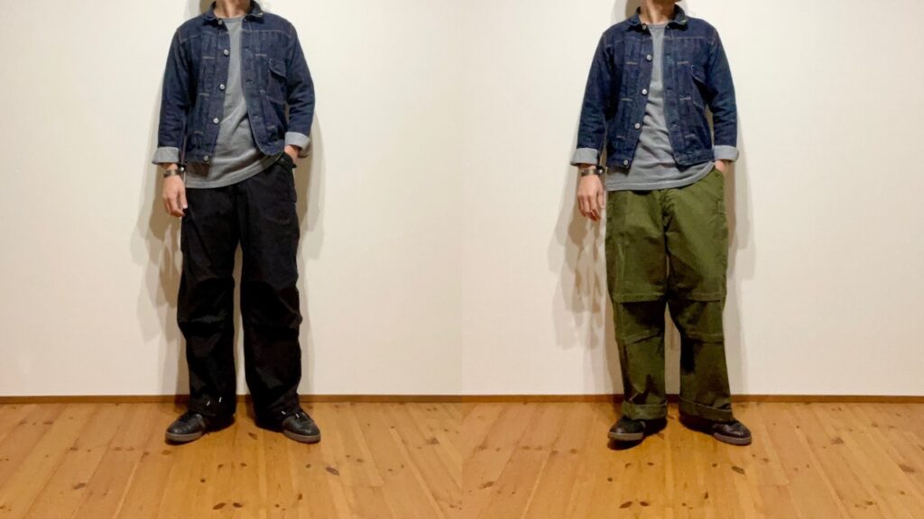 S-R,M-R サイズ比較