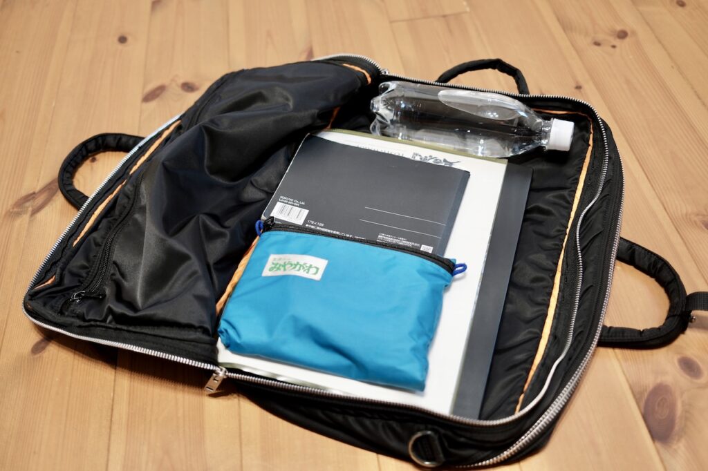 ビジネス用ポケット2
porter_3way_briefcase